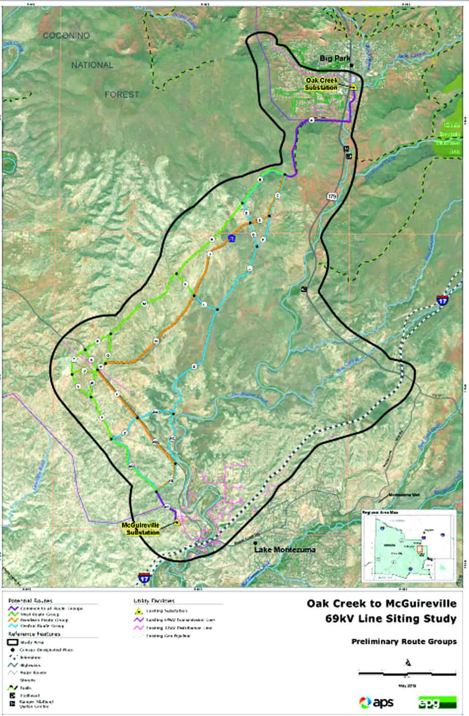 APS plans power line connecting the Village of Oak Creek and