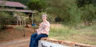 Catherine Massar leads the class at Verde Valley School