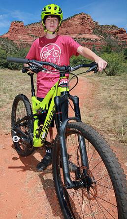 Cole Mace, a sophomore at Sedona Red Rock High School, races competitively for the SRRHS mountain biking club. The club is sponsored by Mace’s father, Eric, a Village of Oak Creek physical therapist. It meets twice a week, Tuesdays and Thursdays, at SRRHS beginning Tuesday, Aug. 11, at 3:30 p.m.