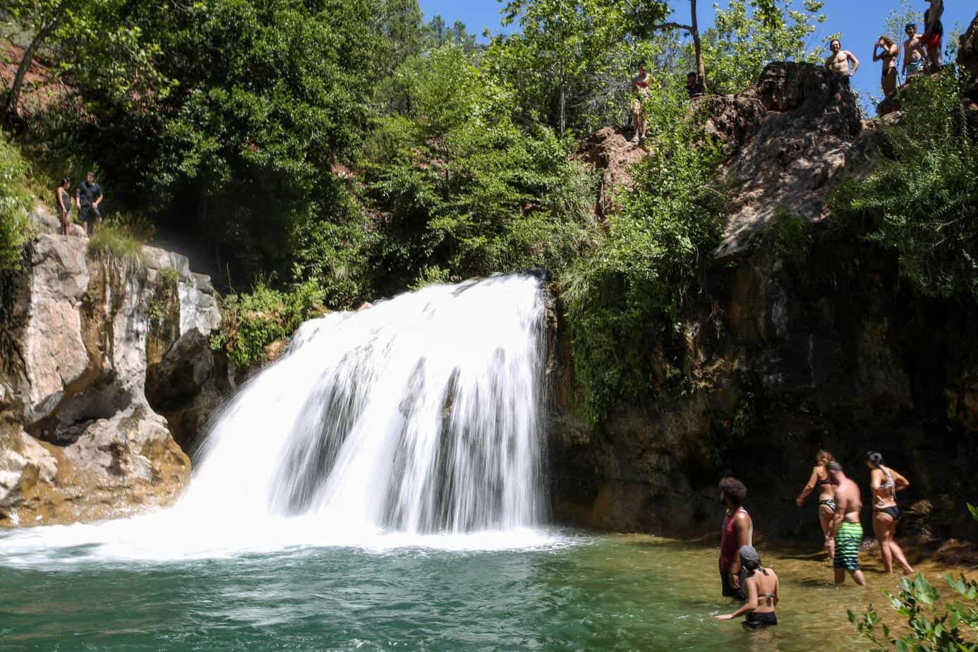 Fossil Creek waterfall tops swimming area charts - Sedona Red Rock News