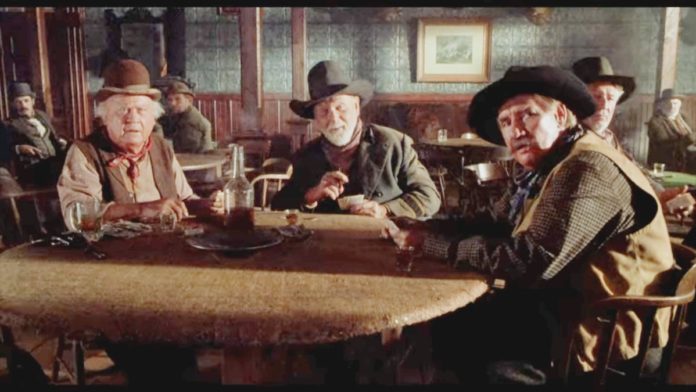 Pat Buttram Harry Carey Jr and Dub Taylor.