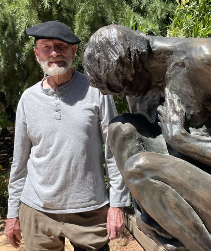 Charles DeLay with Fetal Man